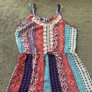 multicolored romper from lilt